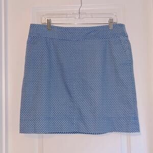 ⚡️ 3 for $20 ⚡️ Talbots Blue and White Geometric Print Skirt